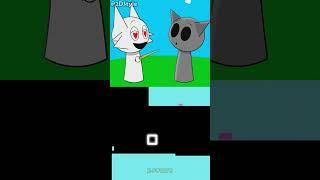 Wanda and Gray the cat sings (Sprunki animation)  - @2DStyle / Xpotato Bouncing Square