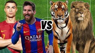 Comparing Messi and Ronaldo's Skills to Lions and Tigers :