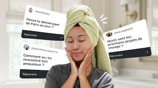 Voyage de rêve, relation à distance... | FAQ + SKINCARE TIME 