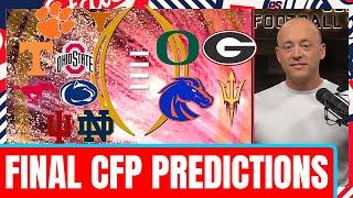 CFP Bracket Prediction & National Championship Pick (Josh Pate Cut)