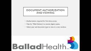 How to Access Ballad Health Pay Stubs & W2s