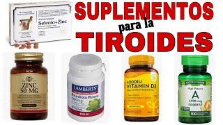 SUPLEMENTOS para CURAR la TIROIDES de forma 100% NATURALHIPOTIROIDISMO HIPERTIROIDISMO