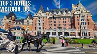 We stayed in Victoria Canada's Top Hotels - The Empress, Ocean Bay & Delta