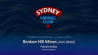 The 296th Sydney Mining Club – Lunchtime Event – 6 February 2025