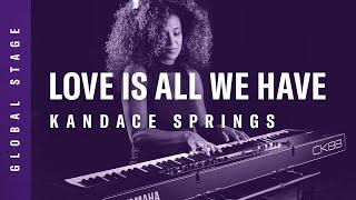 Yamaha Global Stage | Kandace Springs CK88 | "Love Is All We Have" Performance