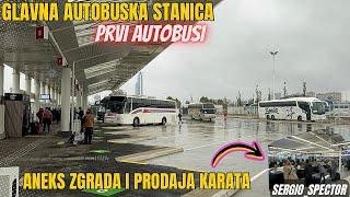 Glavna Autobuska stanica Beograd - Prvi Autobusi, obilazak perona i Aneks zgrade, BAS #beograd