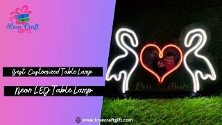 NEON LED TABLE LAMP | LOVE CRAFT GIFTS