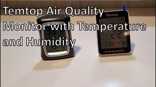 Temtop Air Quality Monitor with Temperature and Humidity