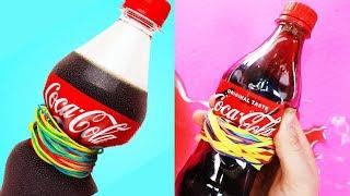 Trying LIFE HACKS WITH COCA COLA By 5 Minute Crafts