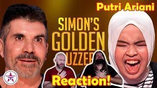 Musicians react to hearing Putri Ariani for the very first time! American's Got Talent Golden Buzzer