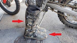 Why you Should Always Wear MX Boots when riding a dual sport