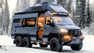 20 COOLEST AWD OVERLANDING CAMPER VANS FOR 2025 ADVENTURES !