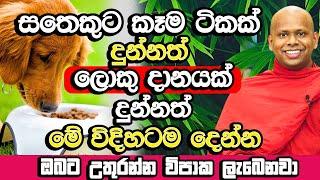 සතෙකුට කෑම ටිකක් දුන්නත් මෙහෙම දෙන්න​,ඔබට උතුරන්න හරියනවා | Welimada Saddaseela Himi Bana | Bana