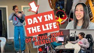 Day in The Life of a Full-Time Reseller - Make a Living Thrifting & Reselling Used Items on Ebay