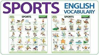 Sports - Names of Sports in English - Sport English Vocabulary Lesson