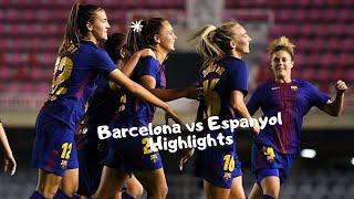 Barcelona vs Espanyol Highlights | Sports Maniac