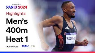 Matthew Hudson-Smith WINS Men's 400m Heat 1  #Paris2024 #Olympics