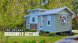 Tiny Home Tour  | The Deluxe Dragonfly Cottage | Completely Handcrafted! Tiny house luxury Bosch