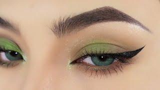 Light Green Eye Makeup Tutorial | Makeup tutorial #eyemakeup