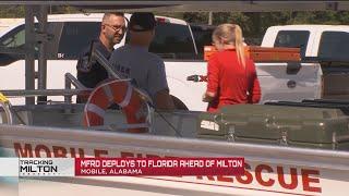 Mobile Fire-Rescue and other search and rescue teams deploy for Hurricane Milton