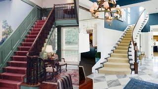 Entryway With Staircase Design Ideas 2024 | Hallway With Stairs Decor 2024