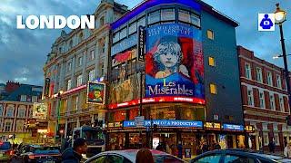 London Winter Walk 2025  West End, SOHO to Shopping Streets | Central London Walking Tour [4K HDR]