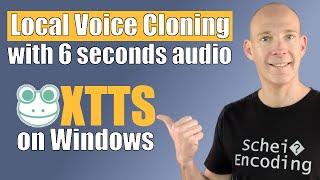 Local voice cloning with 6 seconds audio | Coqui XTTS on Windows