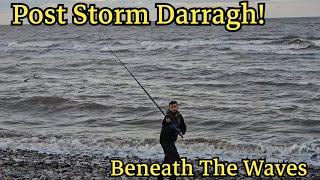 Sea fishing in rough seas after Storm Darragh wreaks havoc in North Wales!