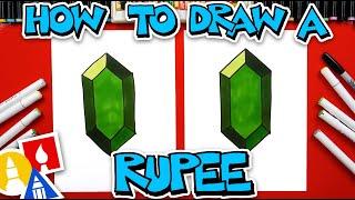 How To Draw A Rupee From Zelda