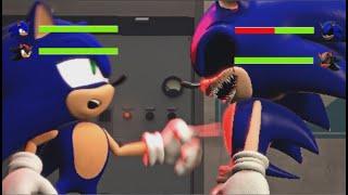 Shadow And Sonic vs SONIC.EXE With HEALTHBARS