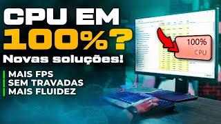 USO DE CPU EM 100% ? PROCESSADOR COM USO ALTO E TRAVANDO NOS JOGOS ? RESOLVA AGORA O USO EM 100 2024