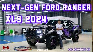 รีวิว Next-Gen Ford Ranger XLS 2024 ชุดแต่งทำสีพิเศษตามโฉลก เสริมความแกร่งชุดเหล็ก HAMER ล้อ20" ยก2"