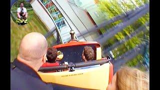 Mine Train Ulven (2004 On-Ride POVs) - Bakken Amusement Park Denmark