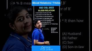 SSC CGL 2024: Blood Relations Tricks - Reasoning | ACE Online & ACE Academy