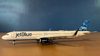 Panda Models and Gemini Jets JetBlue Airways A321LR 1/400 Scale Review and Comparison