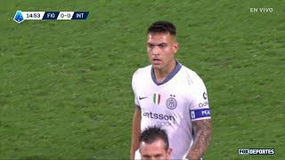  GOL ANULADO A LAUTARO. | Fiorentina vs Inter | #serieaenfox