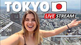 LIVE From The BIGGEST City In The World! | Exploring Tokyo’s Busiest Districts