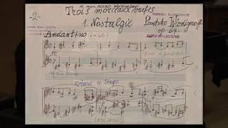 Pantcho Vladigueroff – Nostalgie op. 64 No. 1