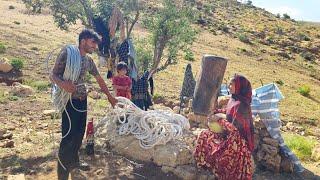 Building a Cable Transport System by Hand! Kamal’s Ingenious Invention for the Mountains ️️