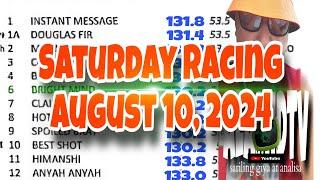 ALAMiDTV sariling giya at analisa | Saturday racing - August 10, 2024 | 7 races 3pm starts.