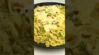 Tasty milk masala maggi with cheese