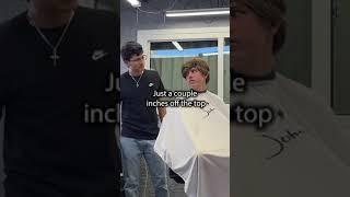 Haircut with a wig on XD #trending  #tiktoking #viral #shorts #tiktok