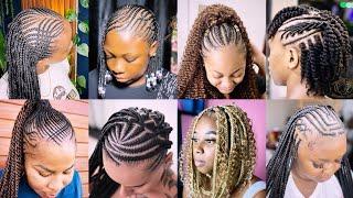 Gorgeous Braided Hairstyles For Black Women Cornrows | Amazing African Hair Hairstyles