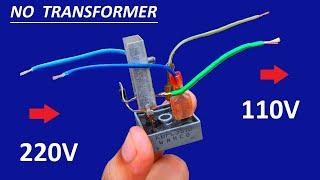 Stellen Sie einen 220-V-AC- bis 110-V-DC-Motorversorgungskreis ohne Transformator her