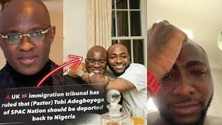 Davido In Tear's As UK Immigration Set To Deport Pastor Tobi Back To Nigeria