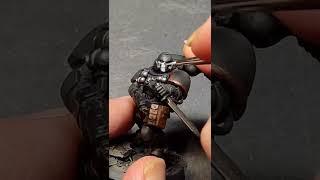 Painting Raven Guard Reivers Skull Helmets | Basecoating | Warhammer 40k Miniatures