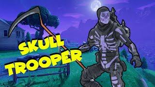 JAZWARES - FORTNITE SKULL TROOPER [PURPLE GLOW]  - ACTION FIGURE REVIEW