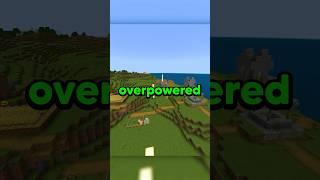 MOST OVERPOWERED MINECRAFT BEDROCK SEED! #shorts