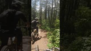 Trying my best to keep up with Yoann Barelli  #mtb #mountainbiking #enduromtb