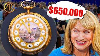 Antiques Roadshow MOST EXPENSIVE Watches | ROLEX | PATEK PHILIPPE | CARTIER | TIFFANY